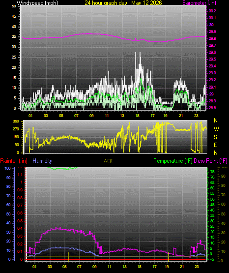 24 Hour Graph for Day 12