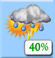 Saturday: A chance of showers and thunderstorms. Partly sunny, with a high near 96. Chance of precipitation is 40%. Saturday: Chance Showers And Thunderstorms