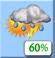 Friday: A chance of showers and thunderstorms before 11am, then showers and thunderstorms likely. Partly sunny, with a high near 96. Chance of precipitation is 60%. Friday: Chance Showers And Thunderstorms then Showers And Thunderstorms Likely